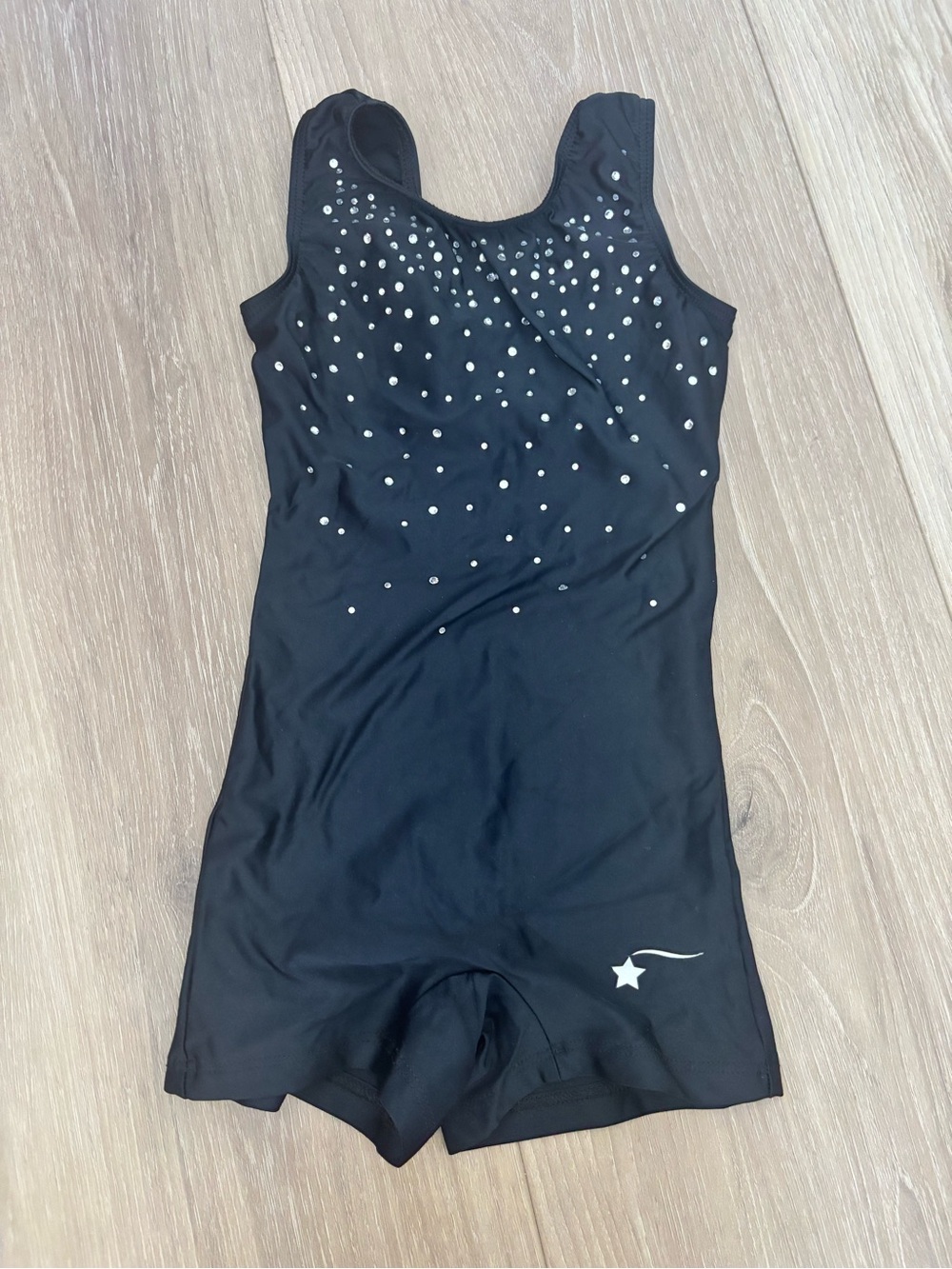 Destira Rhinestone Gymnastic Onesie